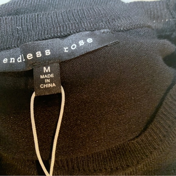 NWT  Endless Rose SEQUINED CREW NECK PULLOVER   - Medium - Picture 7 of 7